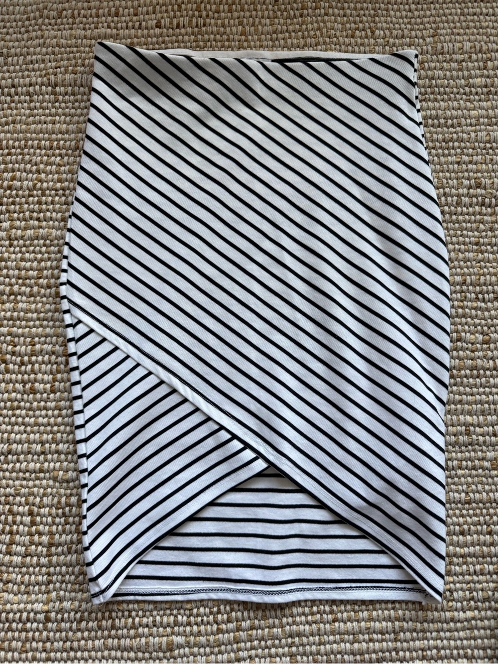 Zara Striped Pencil Skirt